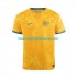 Camiseta de Fútbol Australia Hombre Casa Copa Mundial 2022 Manga Corta