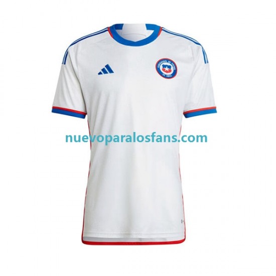 Camiseta de Fútbol Chile Hombre Exterior 2022 Manga Corta