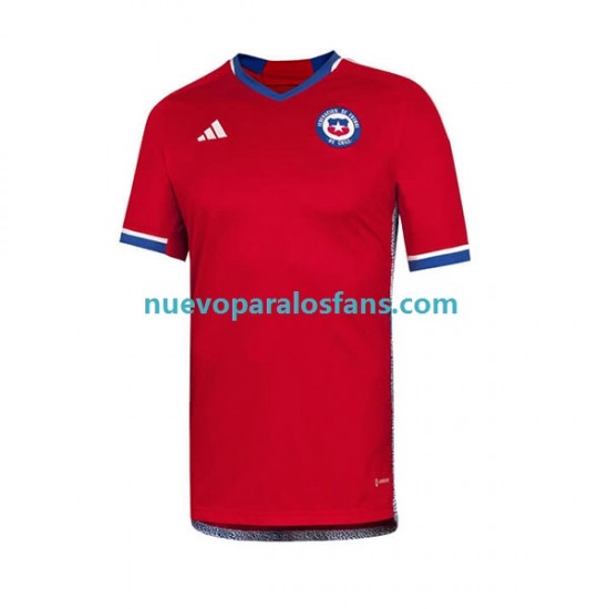 Camiseta de Fútbol Chile Hombre Casa 2022 Manga Corta