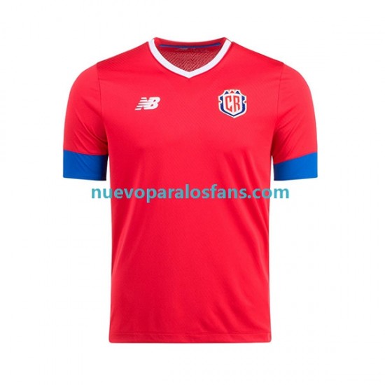 Camiseta de Fútbol Costa Rica Hombre Casa Copa Mundial 2022 Manga Corta