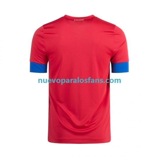 Camiseta de Fútbol Costa Rica Hombre Casa Copa Mundial 2022 Manga Corta