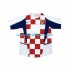 Camiseta de Fútbol Croacia Hombre Casa 2002 Manga Corta