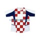 Camiseta de Fútbol Croacia Hombre Casa 2002 Manga Corta