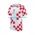 Camiseta de Fútbol Croacia Hombre Casa Copa Mundial 2022 Manga Corta