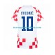 Camiseta de Fútbol Croacia Modrić 10 Hombre Casa Copa Mundial 2022 Manga Corta