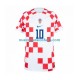 Camiseta de Fútbol Croacia Modrić 10 Hombre Casa Copa Mundial 2022 Manga Corta