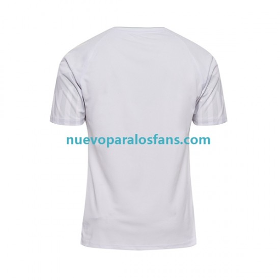 Camiseta de Fútbol Dinamarca Hombre Exterior Copa Mundial 2022 Manga Corta