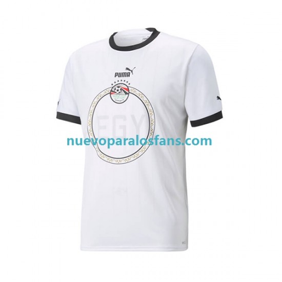 Camiseta de Fútbol Egipto Hombre Exterior 2022 Manga Corta