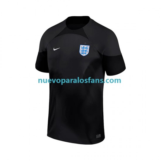 Camiseta de Fútbol Inglaterra Portero Hombre Casa Copa Mundial 2022 Manga Corta