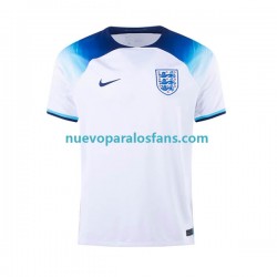 Camiseta de Fútbol Inglaterra Hombre Casa Copa Mundial 2022 Manga Corta
