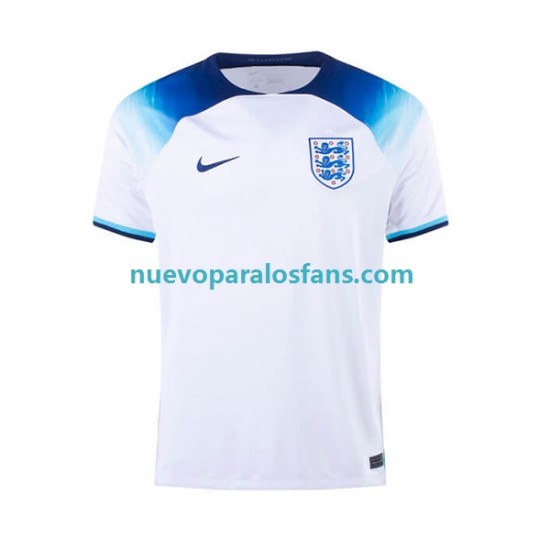 Camiseta de Fútbol Inglaterra Hombre Casa Copa Mundial 2022 Manga Corta