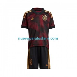 Camiseta de Fútbol Alemania Niño Exterior Copa Mundial 2022 Manga Corta