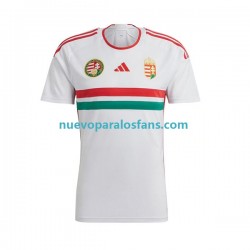 Camiseta de Fútbol Hungría Hombre Exterior 2022 Manga Corta