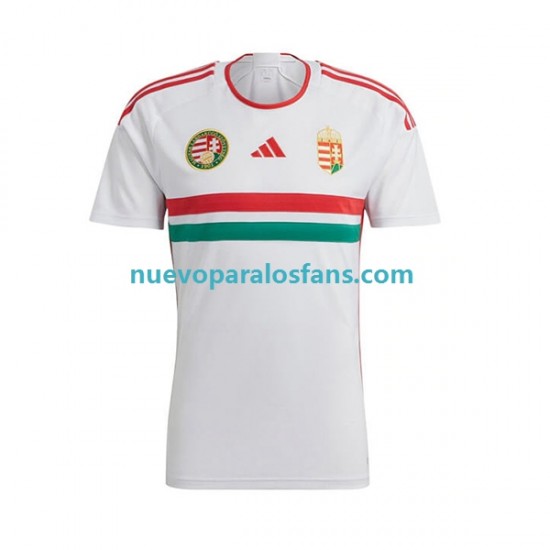 Camiseta de Fútbol Hungría Hombre Exterior 2022 Manga Corta