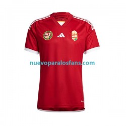 Camiseta de Fútbol Hungría Hombre Casa 2022 Manga Corta