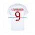 Camiseta de Fútbol Polonia Lewandowski 9 Hombre Casa Copa Mundial 2022 Manga Corta
