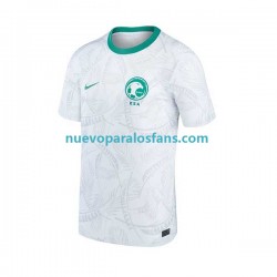 Camiseta de Fútbol Arabia Saudita Hombre Casa Copa Mundial 2022 Manga Corta