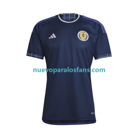 Camiseta de Fútbol Escocia Hombre Casa 2022 Manga Corta
