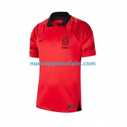 Camiseta de Fútbol Corea Del Sur Hombre Casa Copa Mundial 2022 Manga Corta