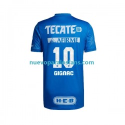 Camiseta de Fútbol Tigres UANL André-Pierre Gignac 10 Hombre Exterior 2022-2023 Manga Corta