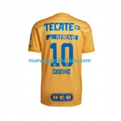 Camiseta de Fútbol Tigres UANL André-Pierre Gignac 10 Hombre Casa 2022-2023 Manga Corta