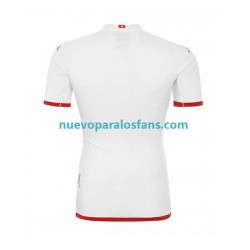 Camiseta de Fútbol Túnez Hombre Exterior Copa Mundial 2022 Manga Corta