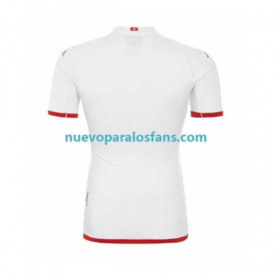 Camiseta de Fútbol Túnez Hombre Exterior Copa Mundial 2022 Manga Corta