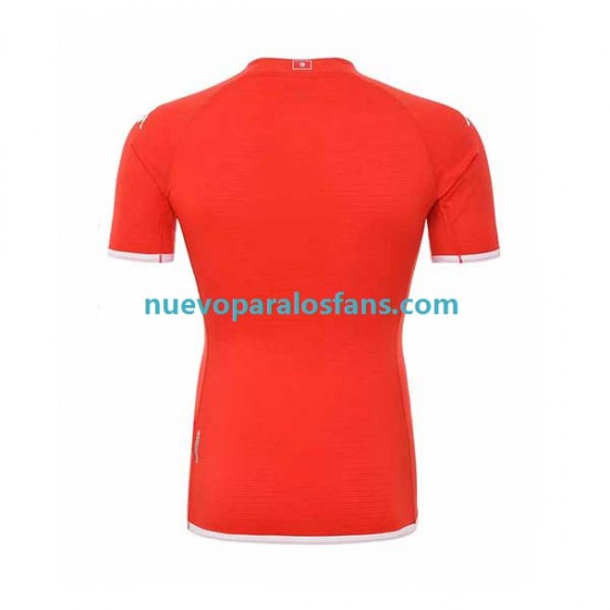 Camiseta de Fútbol Túnez Hombre Casa Copa Mundial 2022 Manga Corta