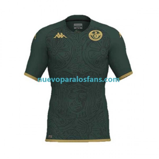 Camiseta de Fútbol Túnez Hombre Tercera Copa Mundial 2022 Manga Corta