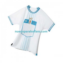 Camiseta de Fútbol Uruguay Hombre Exterior Copa Mundial 2022 Manga Corta
