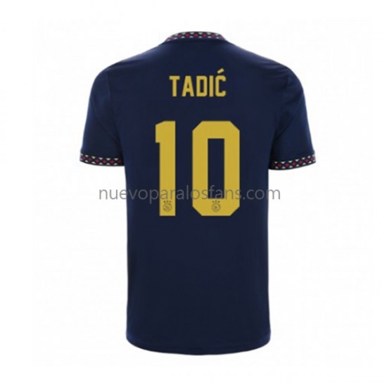 Camiseta de Fútbol AFC Ajax Dusan Tadic 10 Hombre Exterior 2022-2023 Manga Corta