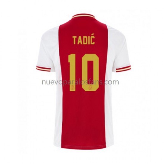 Camiseta de Fútbol AFC Ajax Dusan Tadic 10 Hombre Casa 2022-2023 Manga Corta