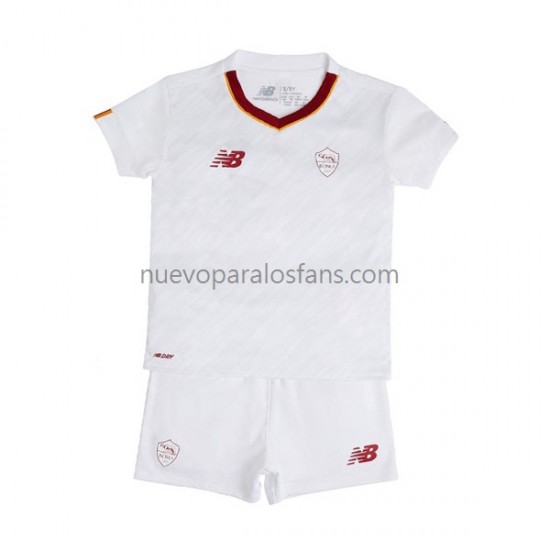 Camiseta de Fútbol AS Roma Niño Exterior 2022-2023 Manga Corta