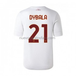Camiseta de Fútbol AS Roma Paulo Dybala 21 Hombre Exterior 2022-2023 Manga Corta