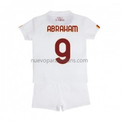 Camiseta de Fútbol AS Roma Tammy Abraham 9 Niño Exterior 2022-2023 Manga Corta