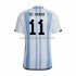 Camiseta de Fútbol Argentina Di Maria 11 Hombre Casa Copa Mundial 2022 Manga Corta