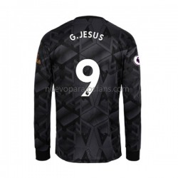 Camiseta de Fútbol Arsenal Gabriel Jesus 9 Hombre Exterior 2022-2023 Manga Larga