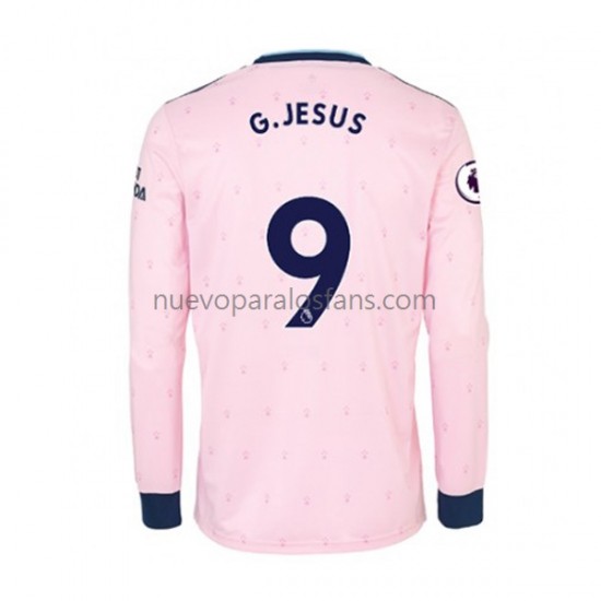 Camiseta de Fútbol Arsenal Gabriel Jesus 9 Hombre Tercera 2022-2023 Manga Larga