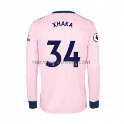Camiseta de Fútbol Arsenal Granit Xhaka 34 Hombre Tercera 2022-2023 Manga Larga