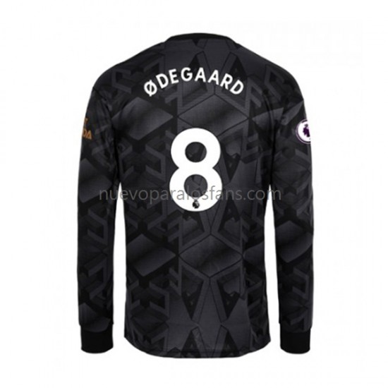 Camiseta de Fútbol Arsenal Martin Odegaard 8 Hombre Exterior 2022-2023 Manga Larga
