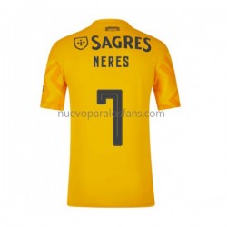 Camiseta de Fútbol Benfica David Neres 7 Hombre Exterior 2022-2023 Manga Corta