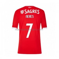 Camiseta de Fútbol Benfica David Neres 7 Hombre Casa 2022-2023 Manga Corta