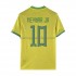 Camiseta de Fútbol Brasil Neymar JR 10 Hombre Casa Copa Mundial 2022 Manga Corta