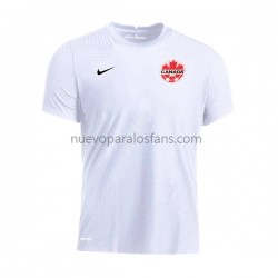 Camiseta de Fútbol Canadá Hombre Exterior Copa Mundial 2022 Manga Corta