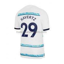 Camiseta de Fútbol Chelsea Havertz 29 Hombre Exterior 2022-2023 Manga Corta