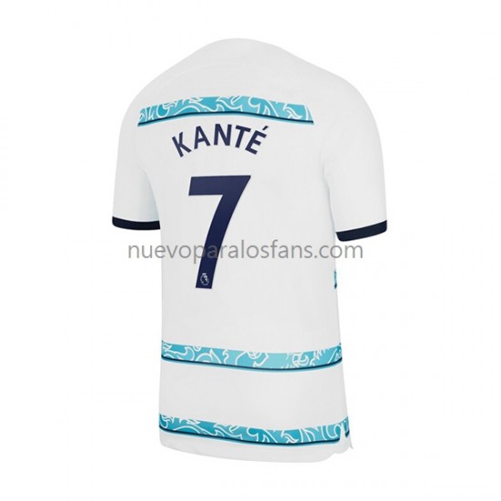Camiseta de Fútbol Chelsea Kante 7 Hombre Exterior 2022-2023 Manga Corta