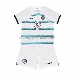 Camiseta de Fútbol Chelsea Niño Exterior 2022-2023 Manga Corta