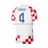 Camiseta de Fútbol Croacia Perisic 4 Hombre Casa Copa Mundial 2022 Manga Corta