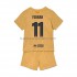 Camiseta de Fútbol FC Barcelona Ferran Torres 11 Niño Exterior 2022-2023 Manga Corta