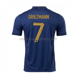 Camiseta de Fútbol Francia Griezmann 7 Hombre Casa Copa Mundial 2022 Manga Corta